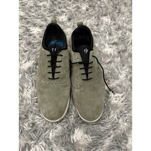 Tefors Flex 2.0 Mens Oxford Green Shoes READ Size 14?